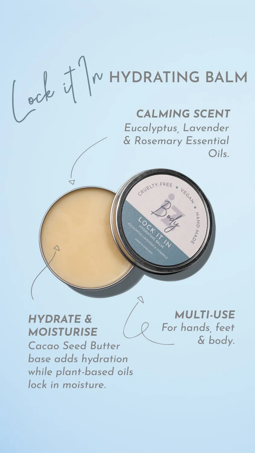 Iz Beauty Lock It In handbalm eukalyptus lavendel 80g