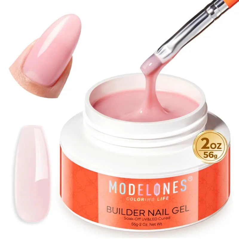 Modelones Nail Extension Gel builder 2oz clear