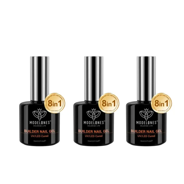 modelones Build Your Builder Gel buildergel 3-pack 8-i-1