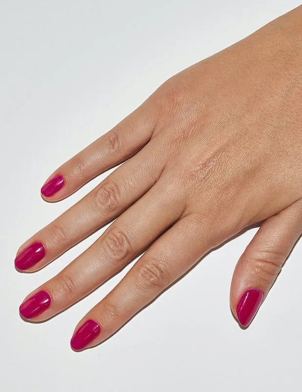 Le Mini Macaron Bisous Magenta gellack rosa täckande