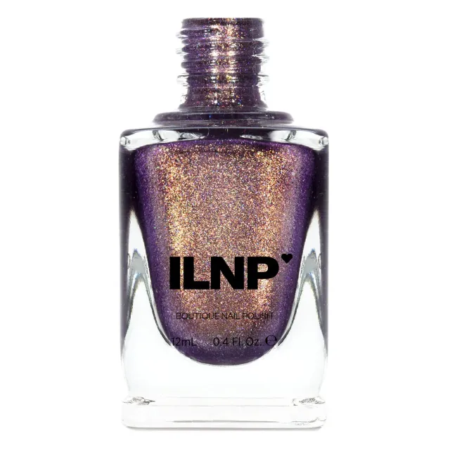 ILNP Off The Grid nagellack lila holografisk