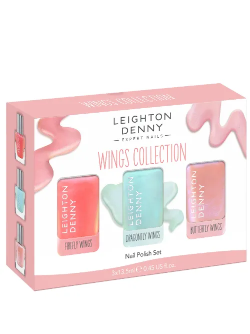 Leighton Denny Wings Collection nagellacksset 3-pack
