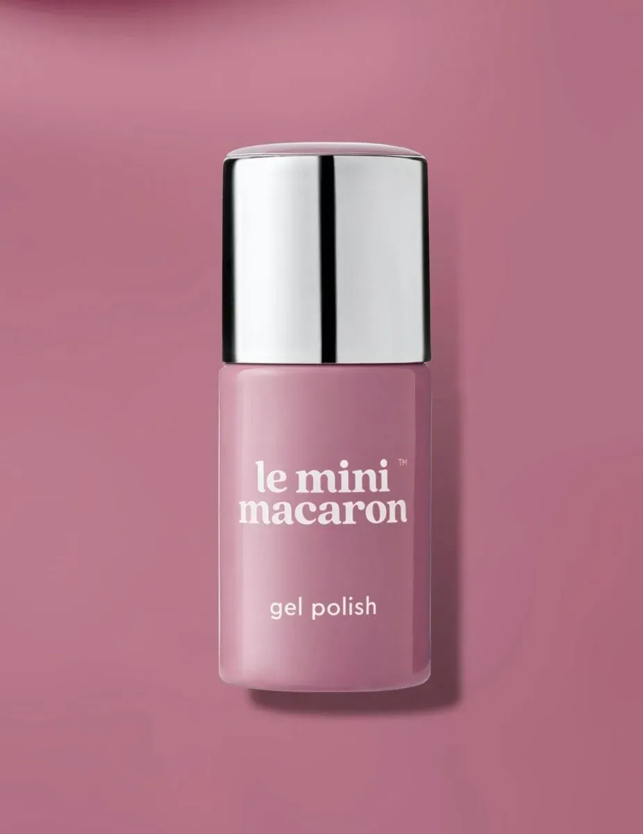 Le Mini Macaron Brigitte gellack mauve täckande