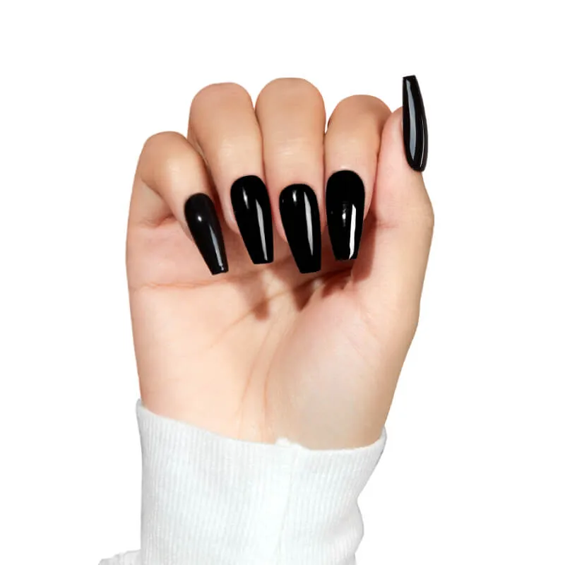 modelones Inspire Gel Ebony gellack 15ml svart krämig