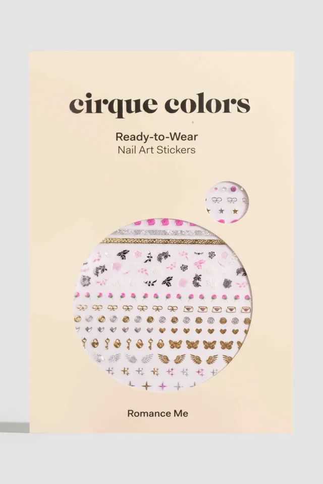 Cirque Colors Romance Me nagelstickers romantiska motiv