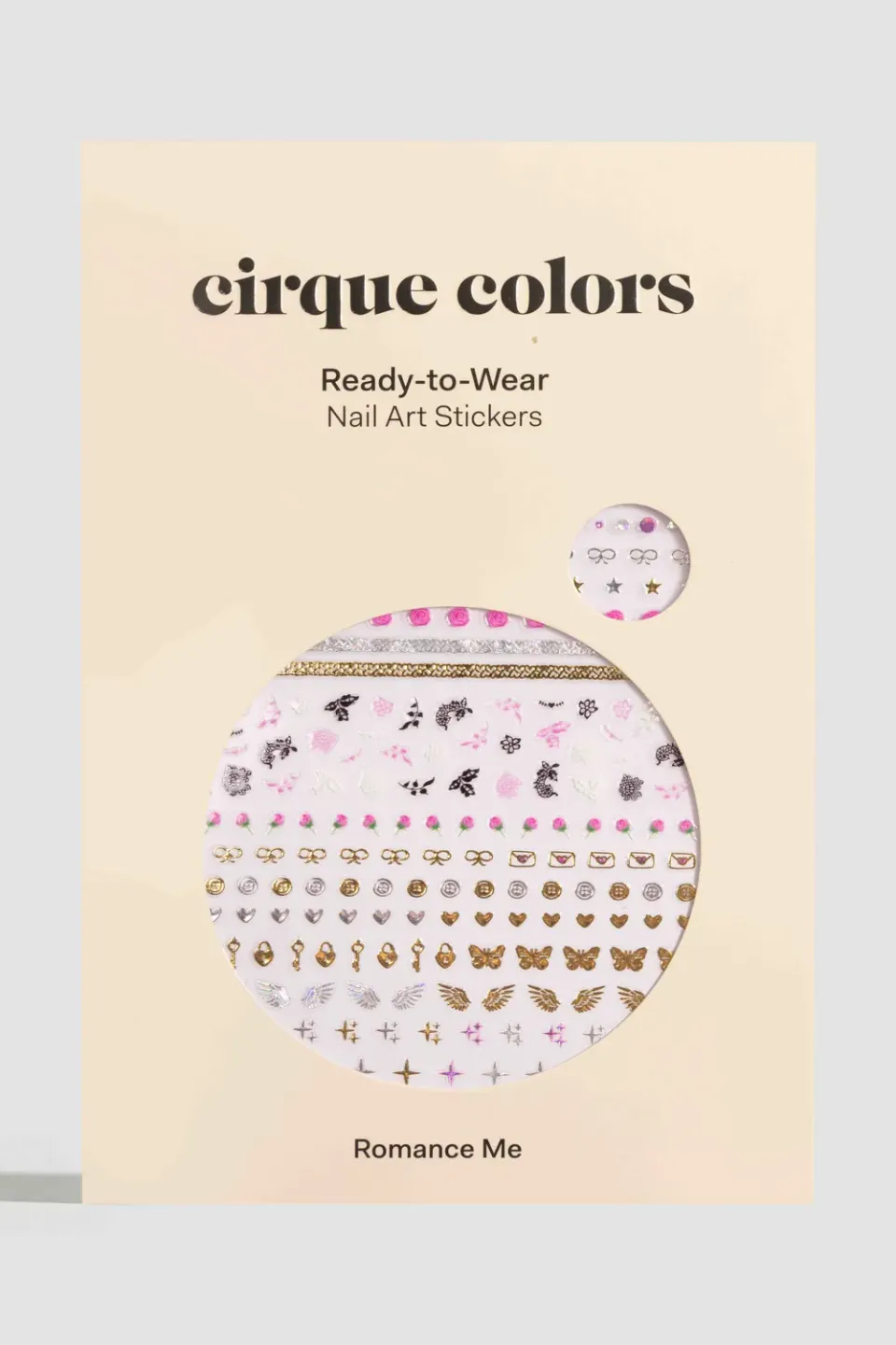 Cirque Colors Romance Me nagelstickers romantiska motiv