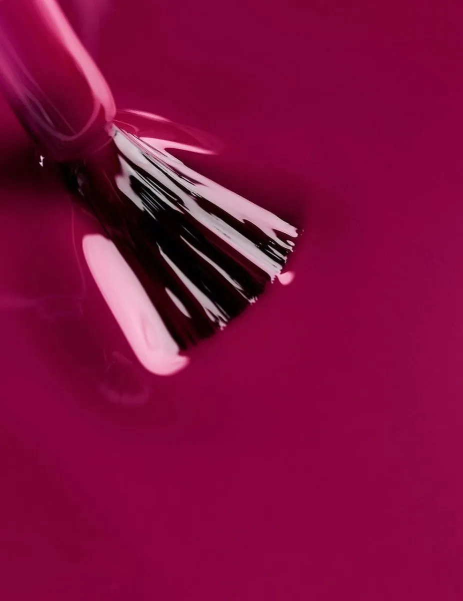 Le Mini Macaron Bisous Magenta gellack rosa täckande