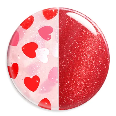 Modelones Lover Girl gellack 2-pack röd rosa