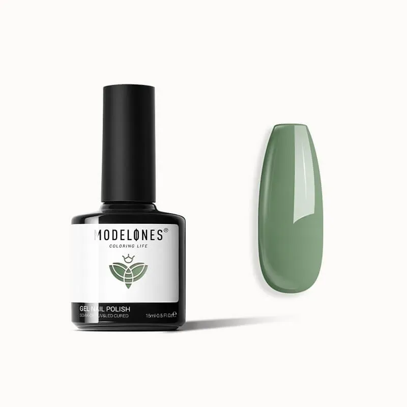 Modelones Inspire Gel gellack Soft Olive 15 ml krämgrön