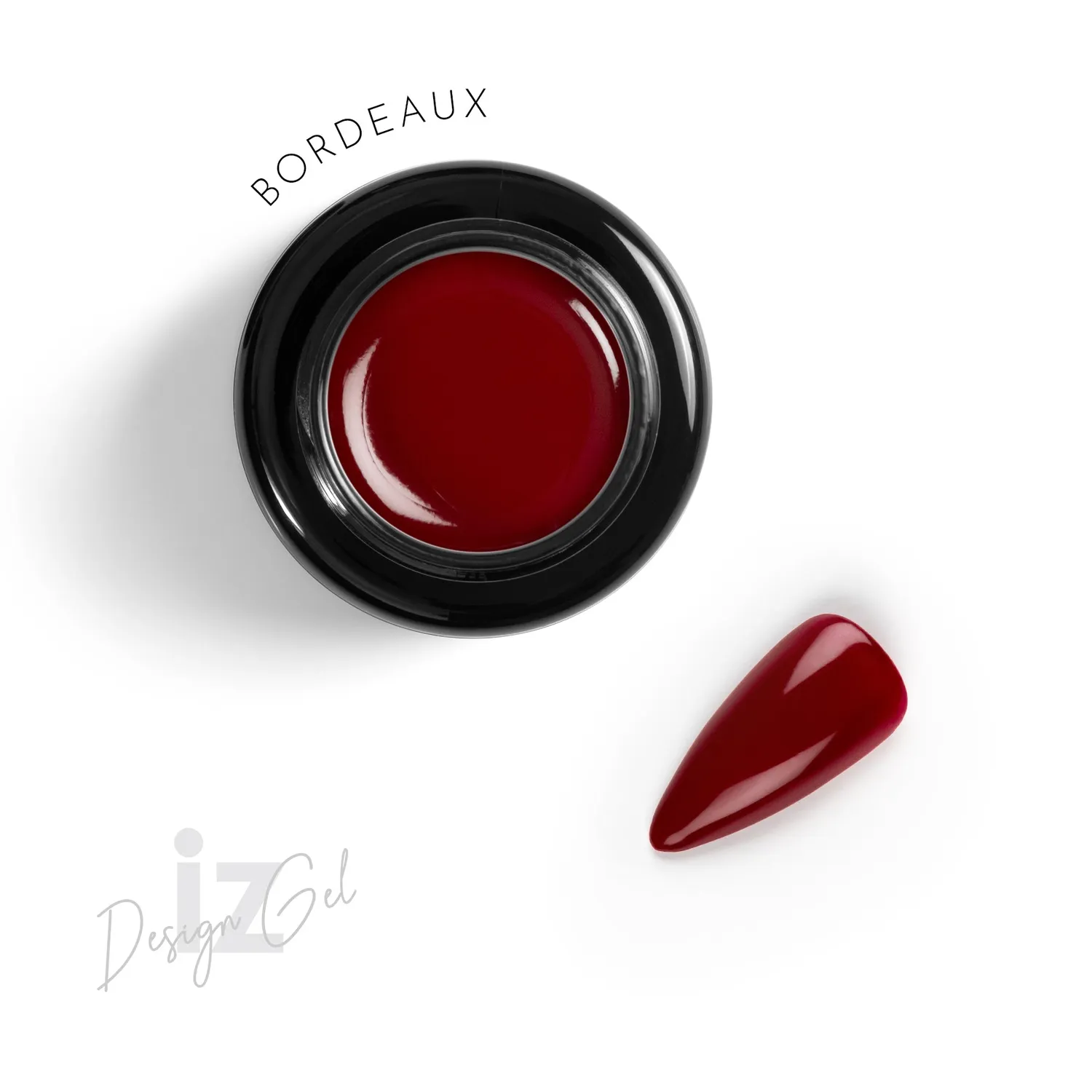Iz Beauty Design Gel Bordeaux DG022 nagelgel HEMA-fri
