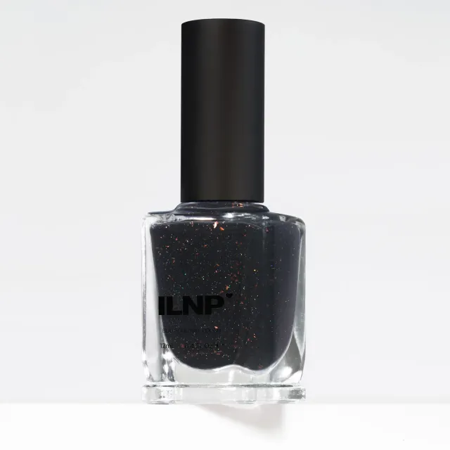 ILNP Stone Bridge nagellack grå kopparflakes