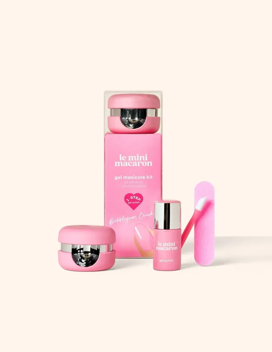 Le Mini Macaron Bubblegum Crush gelkit bubbelgumrosa