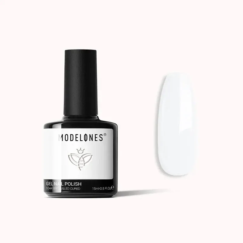 modelones Inspire Gel Classic White gellack 15ml kritvit