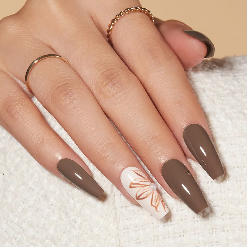 Modelones Neutral Cocoa gellack set 6-pack beige brun