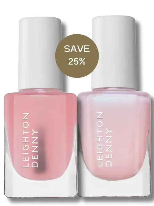 Leighton Denny Strengthen & Glow nagelvårdsset blush