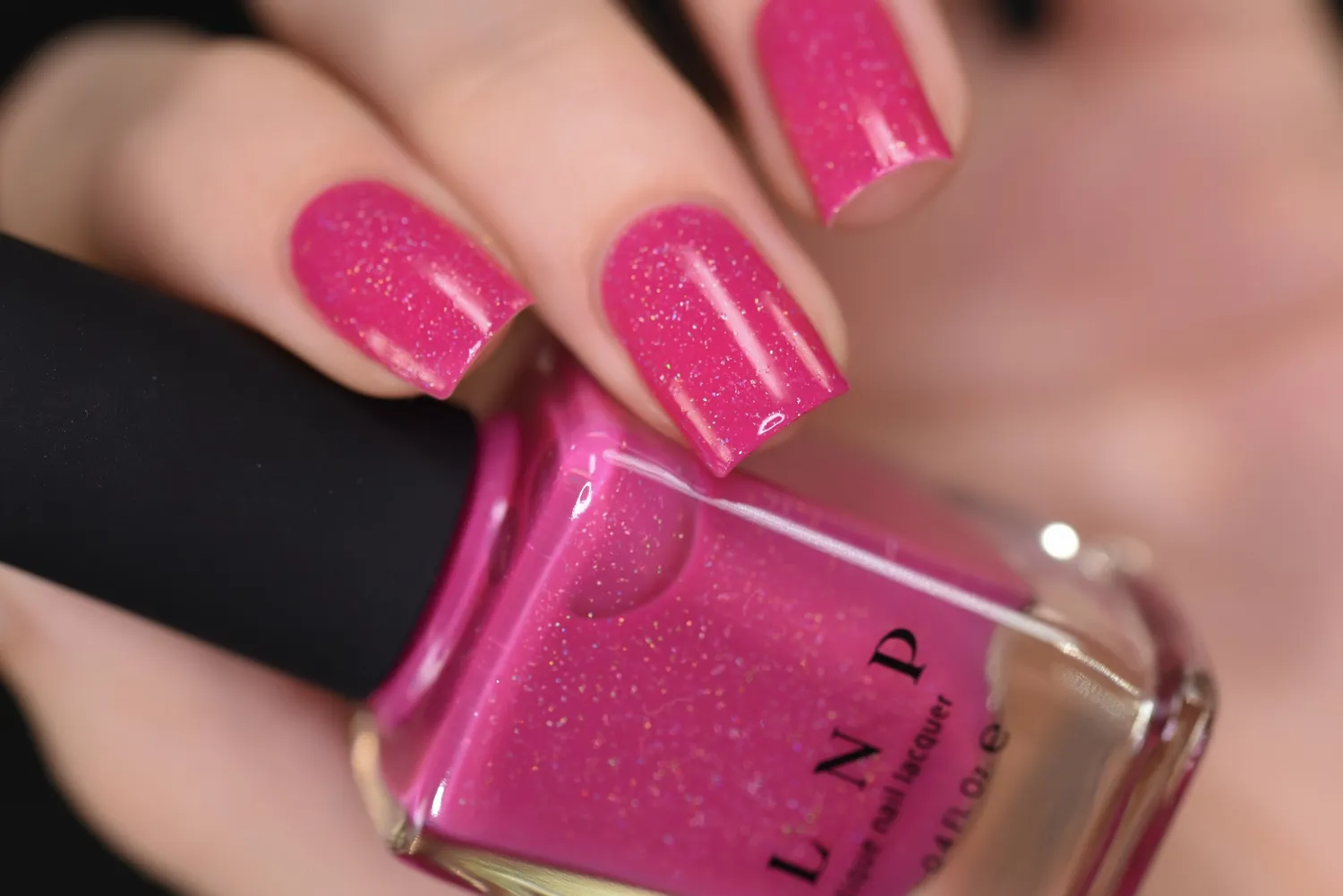 ILNP Party Hat holografiskt nagellack djup cerise