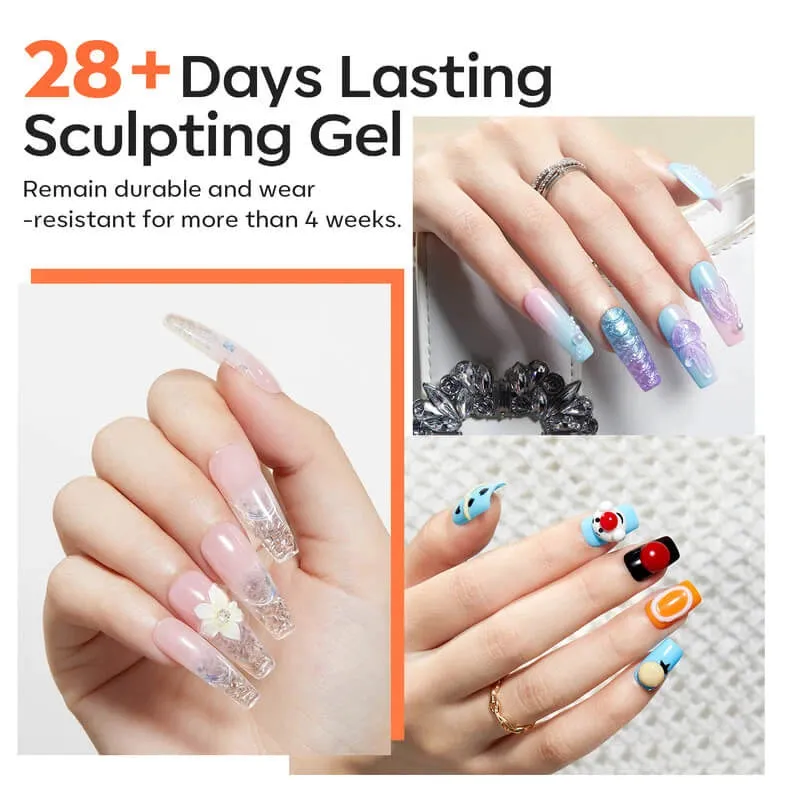 Modelones Solid Builder Gel Kit bygggelé Hema-free