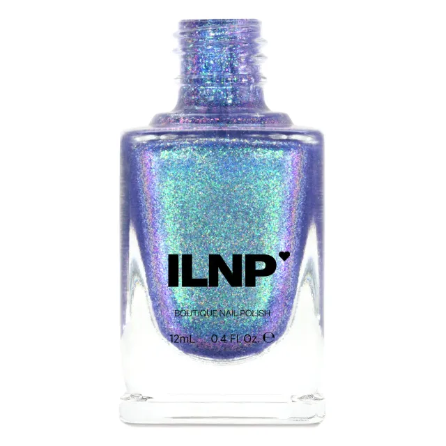 ILNP Drive-In nagellack mörklila jelly skiftande