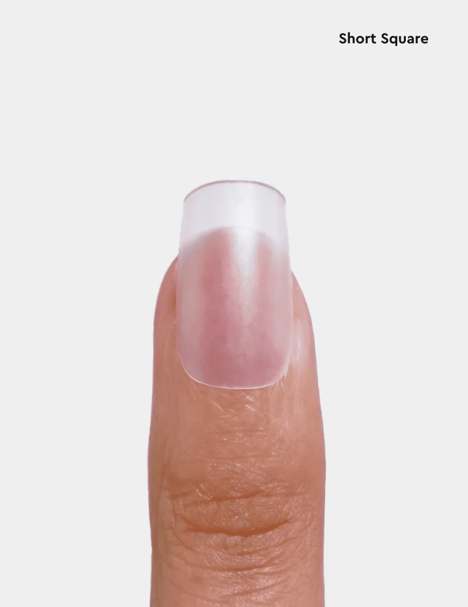 Le Mini Macaron Le Soft Gel Tips lösnaglar kort rund fyrkant