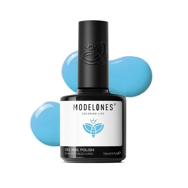modelones Stroll Beside The Ocean gellack 15 ml blå