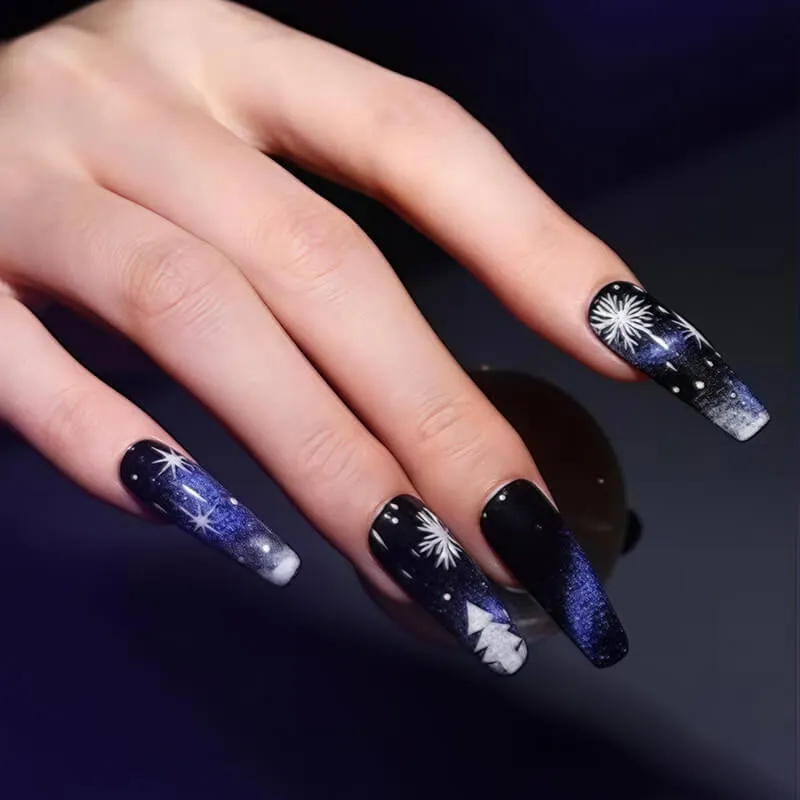 modelones Cosmic Explosion cat eye gellack 2-pack svart 7 ml