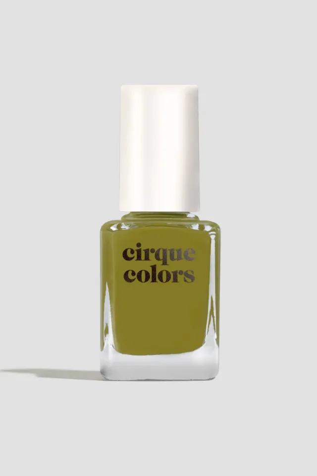 Cirque Colors Olive Jelly nagellack olivgrön jelly