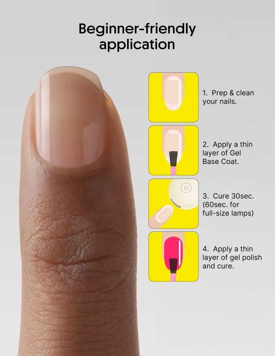 Le Mini Macaron Gel Base Coat baslack gel skyddande