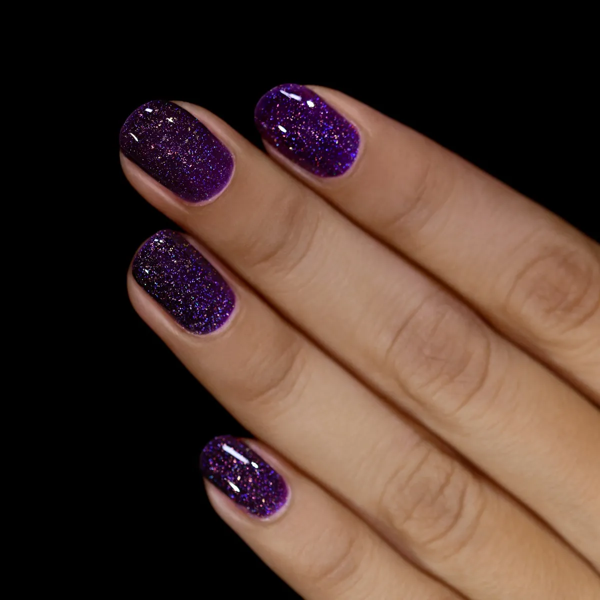 ILNP Vanity nagellack lila holografiskt
