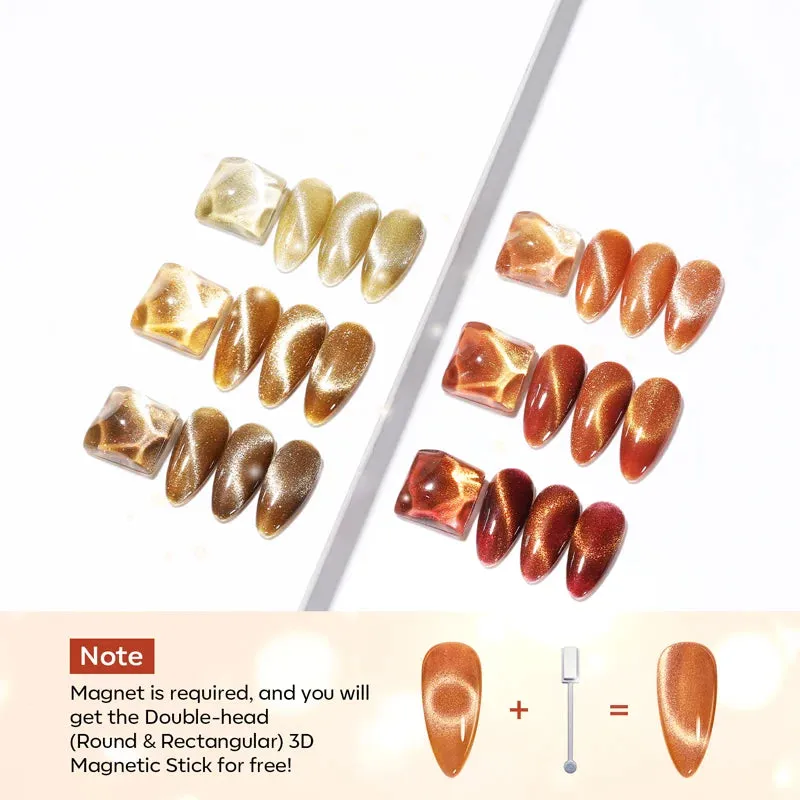 Modelones Before Sunset gellack 6-pack orange cat eye