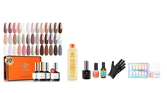 Modelones Nail Lust gellack set 20 nyanser kräm