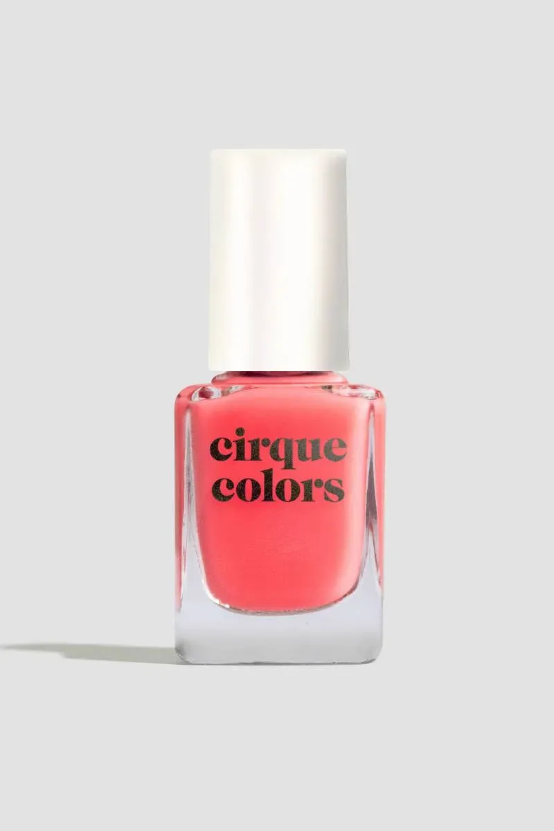 Cirque Colors Flushed Jelly nagellack varmrosa