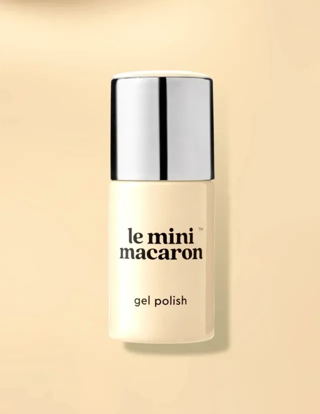 Le Mini Macaron Cotton gellack krämig off-white