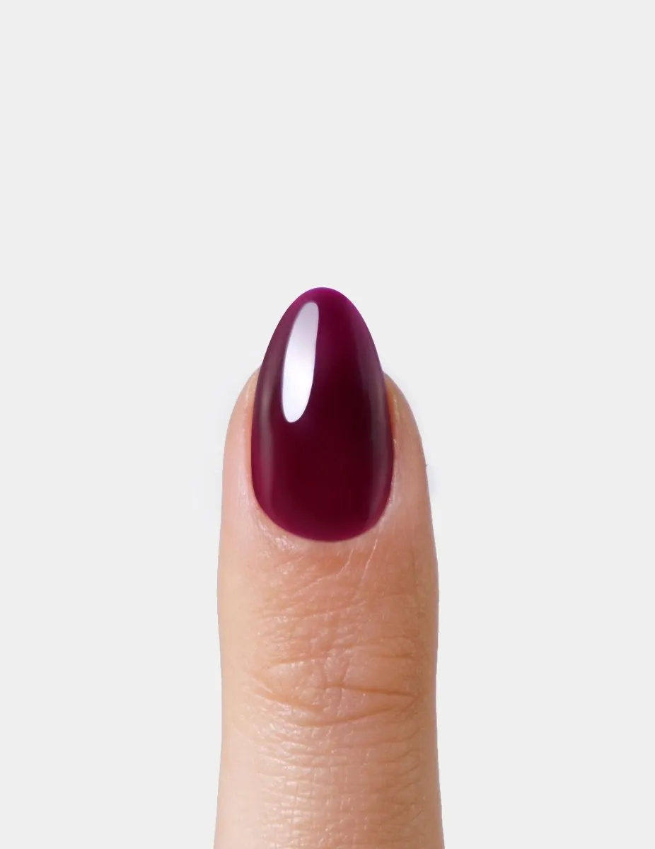 Le Mini Macaron Red Velvet gellack djupröd