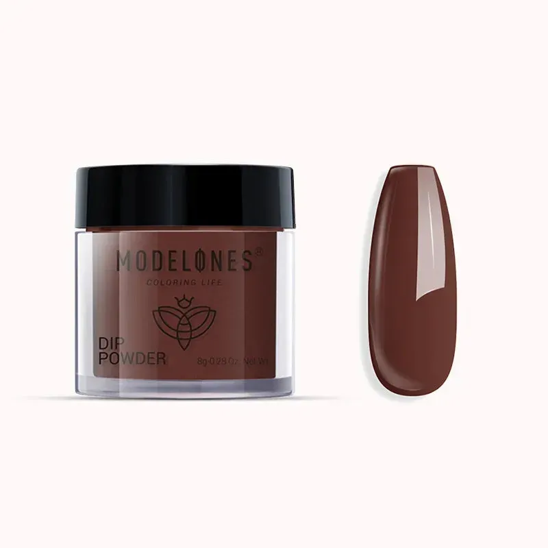 Modelones Coffee Talk dippingpulver 8g brun kräm