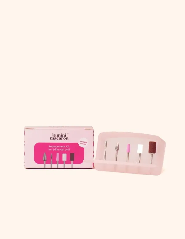 Le Mini Macaron ersättningskit e-fil nagelborr
