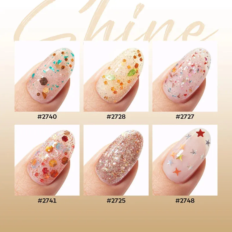 Modelones Harvest Confetti gellack 6-pack glitter