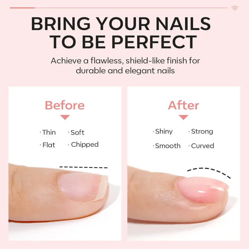 modelones 8-i-1 Rose Pink builder gel + top coat set 2x10 ml