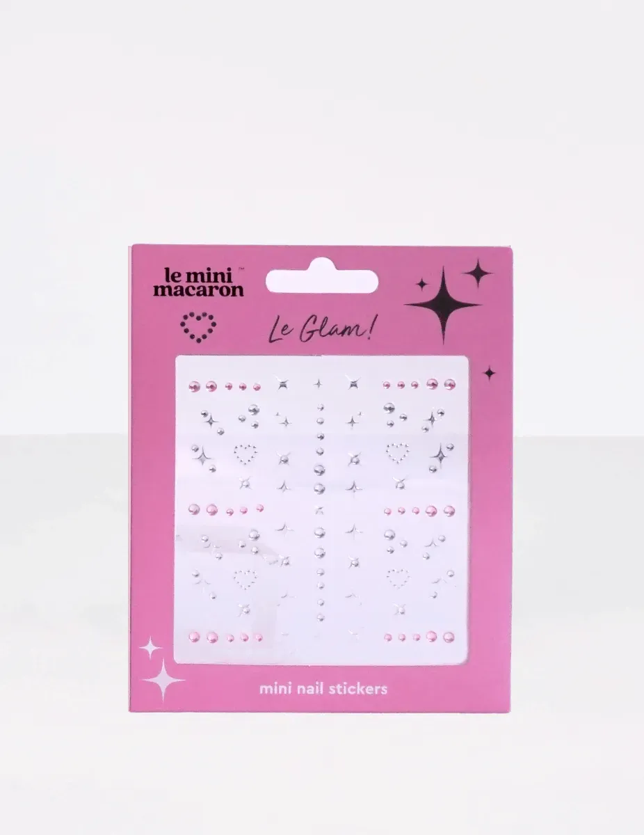 Le Mini Macaron Le Glam! nagelstickers strass