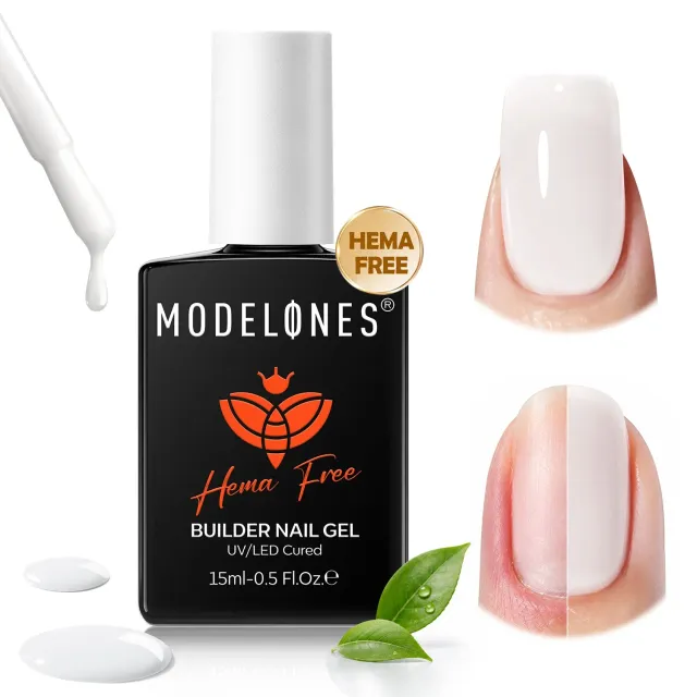 Modelones Builder Gel bygggel Cream Milk 15 ml mjölkvit