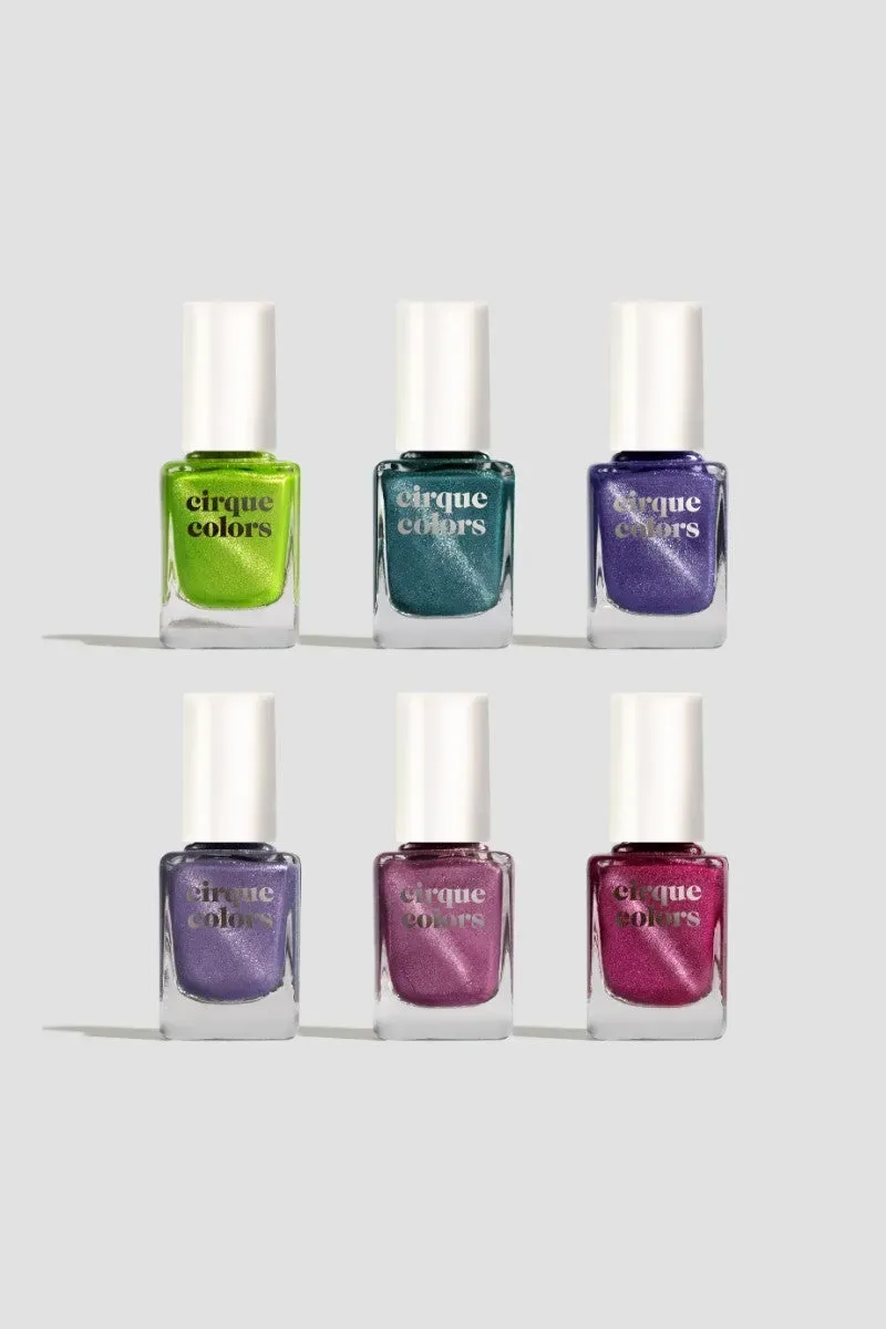 Cirque Colors Midsummer magnetiskt nagellack set 6-pack