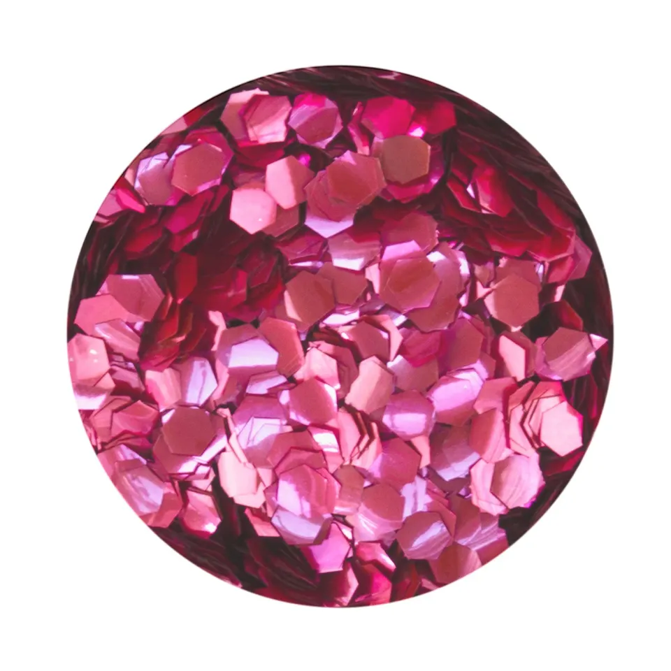 Iz Beauty Cerise Hexagon glitter 6 g cerise