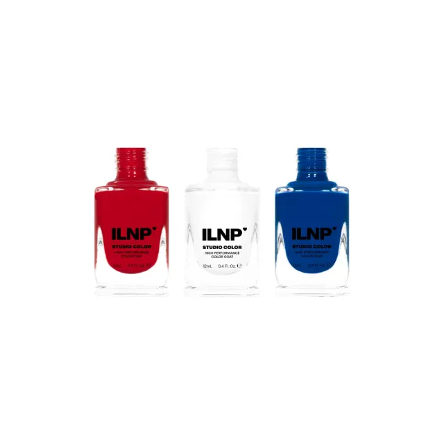 ILNP Stars and Stripes nagellacksset 3-pack kräm