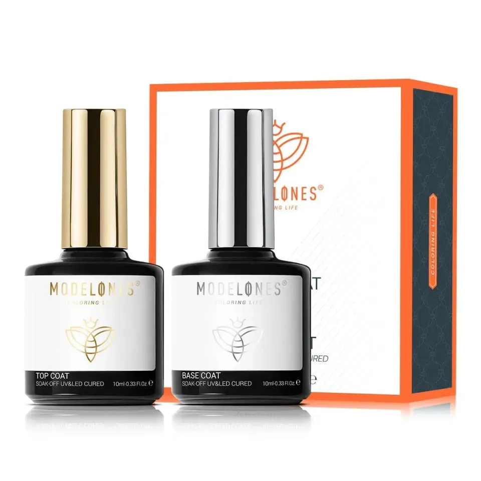 Modelones Base & Top Coat gelset 10 ml blank