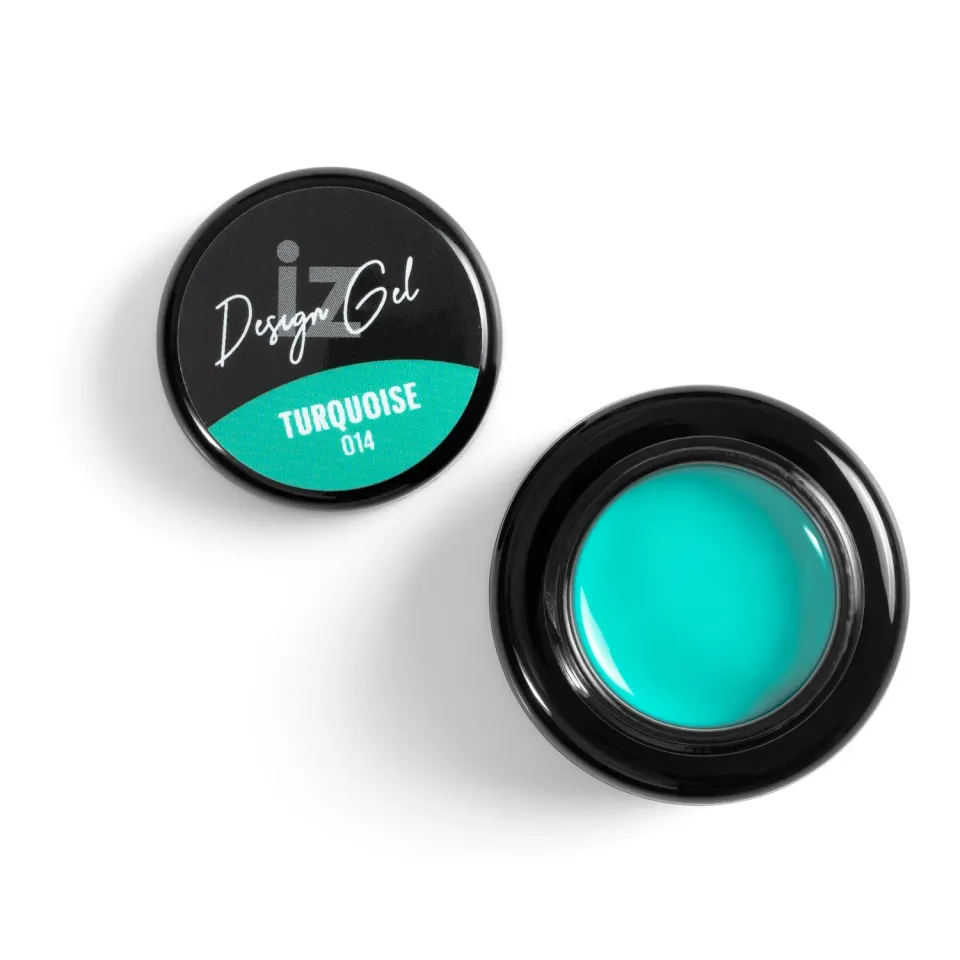 Calgel Design Gel Turquoise DG014 nail art 5g turkos