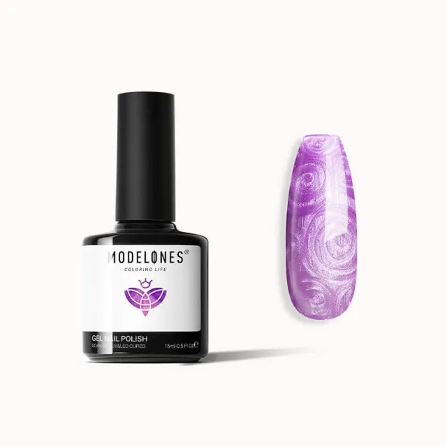 Modelones Inspire Gel 2572 gellack Purple Shell Thread lila