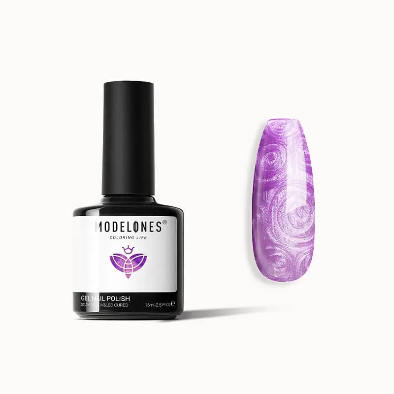 Modelones Inspire Gel 2572 gellack Purple Shell Thread lila