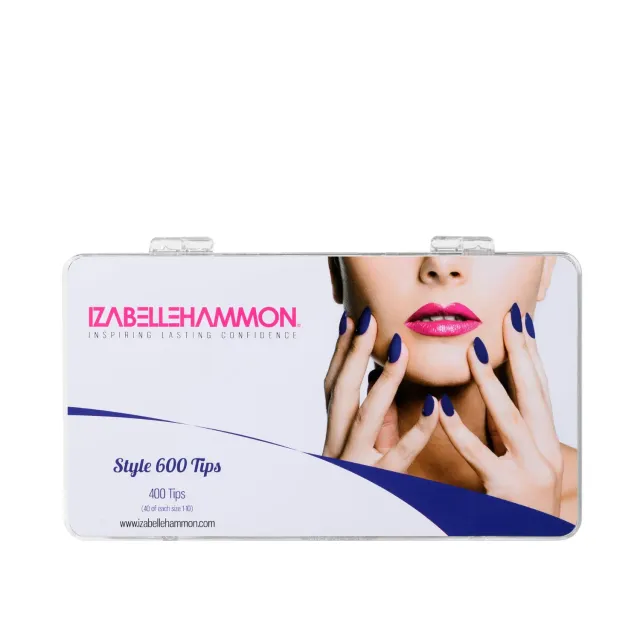 Iz Beauty Style 600 lösnageltippar natural 400-pack