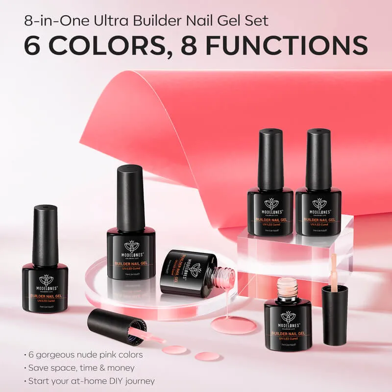 Modelones Rose Nude builder gel byggel rosé nude