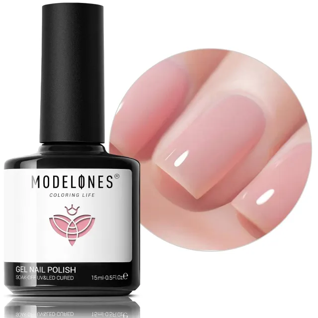 Modelones Jelly Nude gellack 15ml sheer rosa