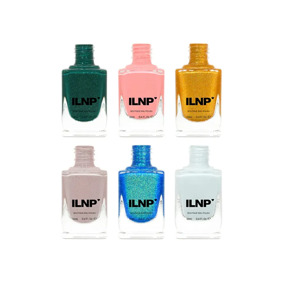 ILNP Tropics Collection nagellack set 6-pack holografisk
